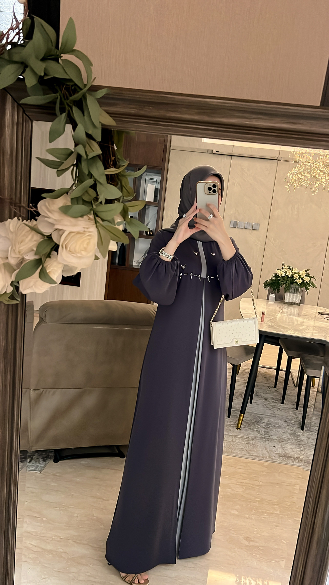 Taliaa Dress Dark Violet Xxl IDR 315.000 Kaleela